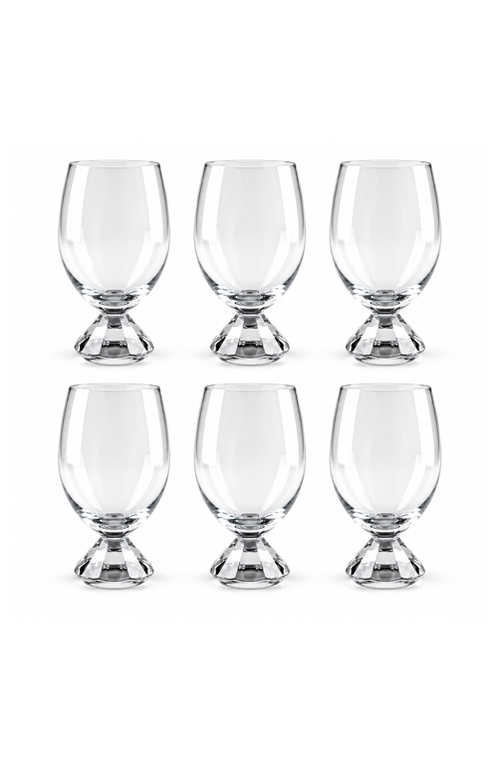 Conjunto de Taças de Vinho Handmade em Vidro 400ml 6 Peças