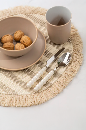 Conjunto de Talheres Garbo Dots Silver 36 Peças
