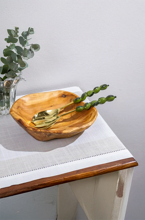 Conjunto de Talheres para Salada Garbo Oliva 2 Peças