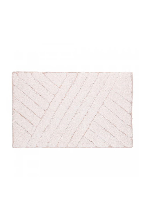 Tapete Bellagio Branco em Algodão 60cm