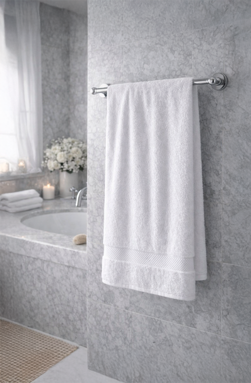 Toalha de Banho Super Soft Zero Twist Branca