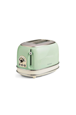 Torradeira Elétrica Ariete 155 Vintage Verde 6 Níveis de Tostagem 750W
