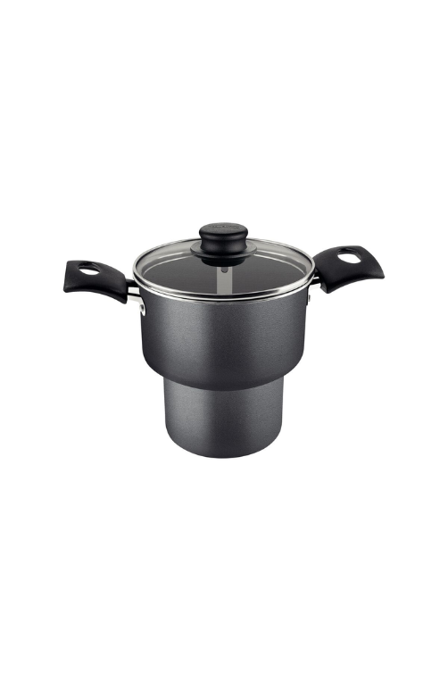 Cuscuzeira Turim em Alumínio Antiaderente Starflon Max Chumbo 1,9 L