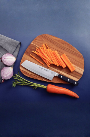 Faca para Fatiar e Picar Century em Aço Inox e Cabo em Policarbonato e Fibra de Vidro 7"