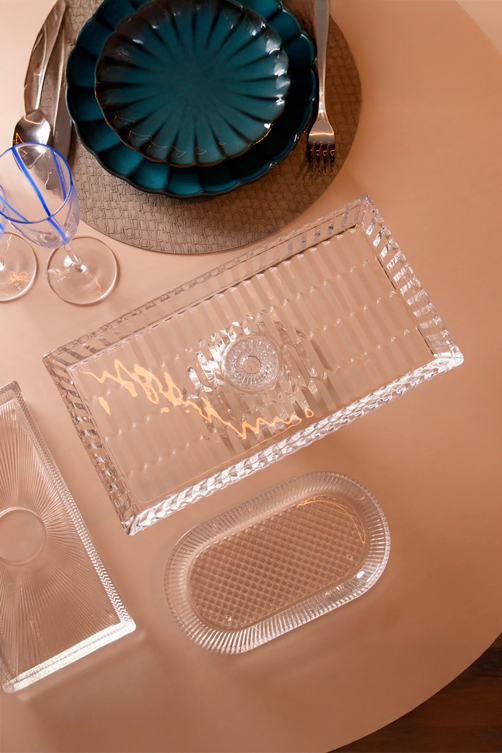 Travessa Geneva Elevada em Cristal Ecológico