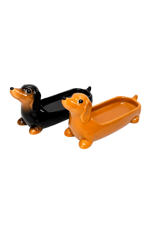 Conjunto de Travessas para Hot Dog Gourmet em Cerâmica 2 Peças