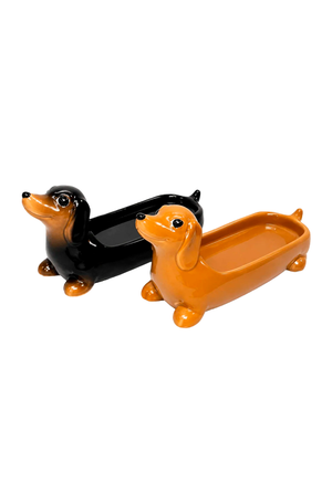 Conjunto de Travessas para Hot Dog Gourmet em Cerâmica 2 Peças