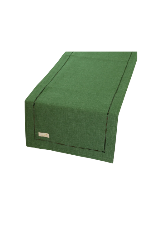 Caminho de Mesa Natalino Dupla Face Glamour Festivita Musgo 40x140M