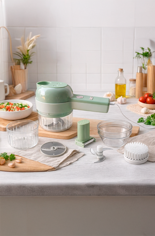 Triturador Legumes Elétrico Multifuncional