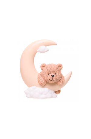 Enfeite Decorativo Ursinho nas Nuvens Teddy Charm em Resina