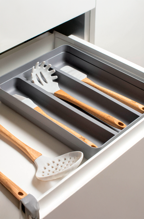 Organizador de Utensílios Logic Chumbo