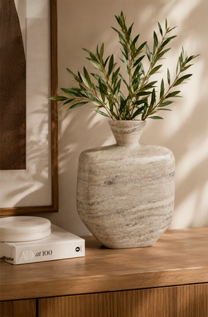 Vaso Decorativo em Mármore