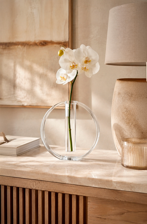 Vaso Decorativo Giro Médio em Acrílico