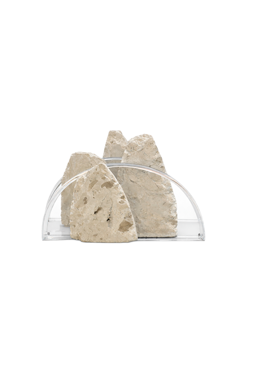 Vaso Decorativo Arco Pedra Natural 31cm