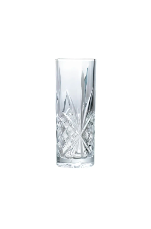 Vaso Decorativo Transparente Arranjo Flores em Cristal