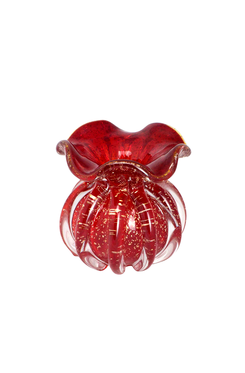 Vaso Decorativo Donzela Color Vermelho 13cm