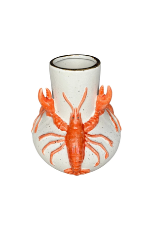 Vaso Médio de Cerâmica Lagosta