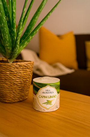 Vela Perfumada Capim Limão