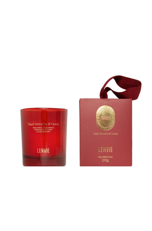 Vela Perfumada de Maça Vermelha e Canela