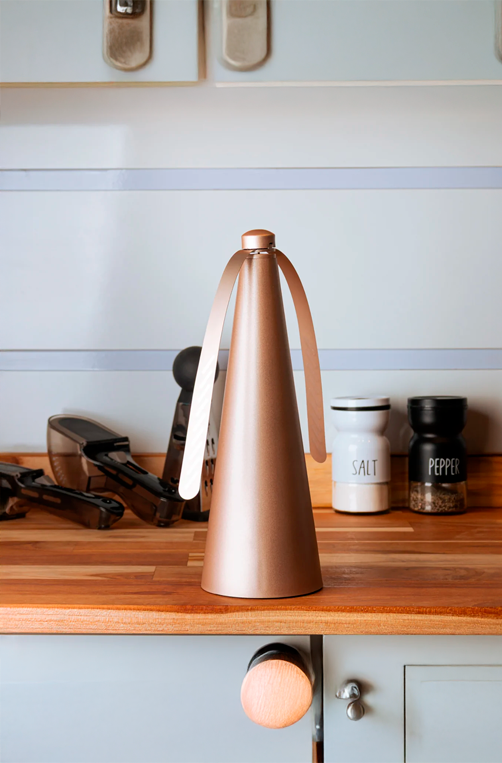 Ventilador Repelente de Mesa Metálico Plástico Rose