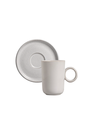 Xícara de Café com Pires Basic Snow 90ml