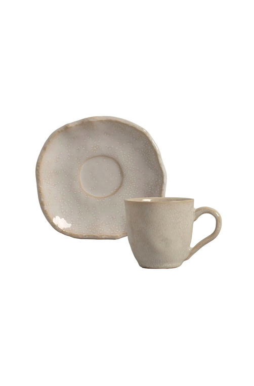 Xícara de Chá com Pires Bio Arenito 170ml