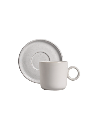 Xícara de Chá com Pires Basic Snow 150ml