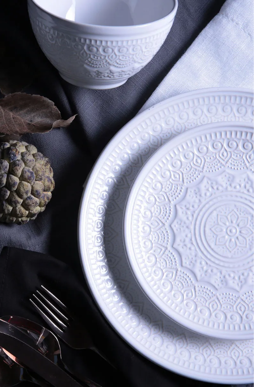 Prato Raso Agra em Porcelana