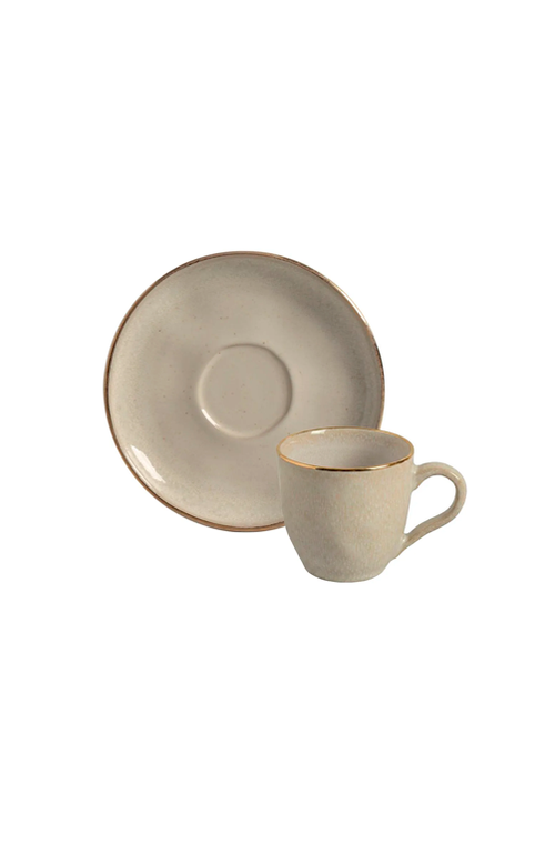Xícara de Chá Stoneware Bio Sol Gold 170ml